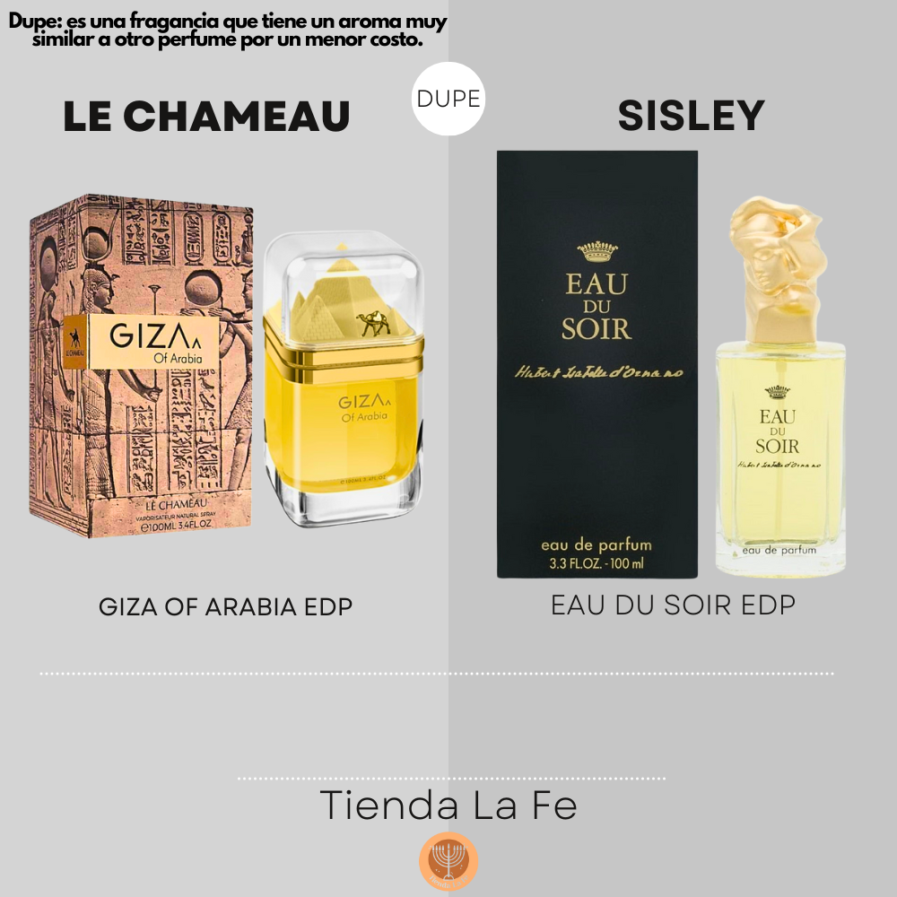 LE CHAMEAU GIZA OF ARABIA EDP 100ML (U) (DUPE SISLEY EAU DU SOIR EDP)
