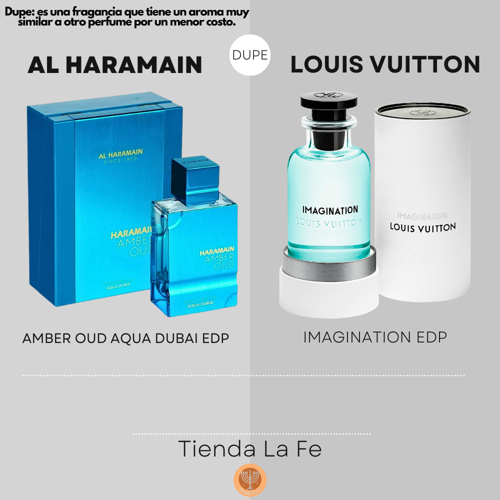 AL HARAMAIN AMBER OUD AQUA DUBAI EDP 100ML (H) (DUPE LOUIS VUITTON IMAGINATION EDP)