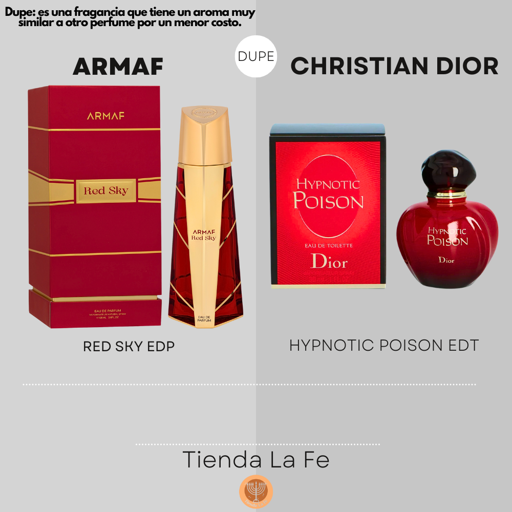 ARMAF RED SKY EDP 105ML (U) (DUPE CHRISTIAN DIOR HYPNOTIC POISON EDT)