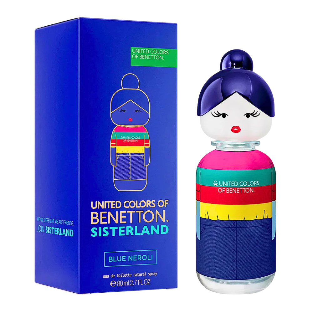 UNITED COLORS OF BENETTON SISTERLAND BLUE NEROLI EDT 80ML (M)