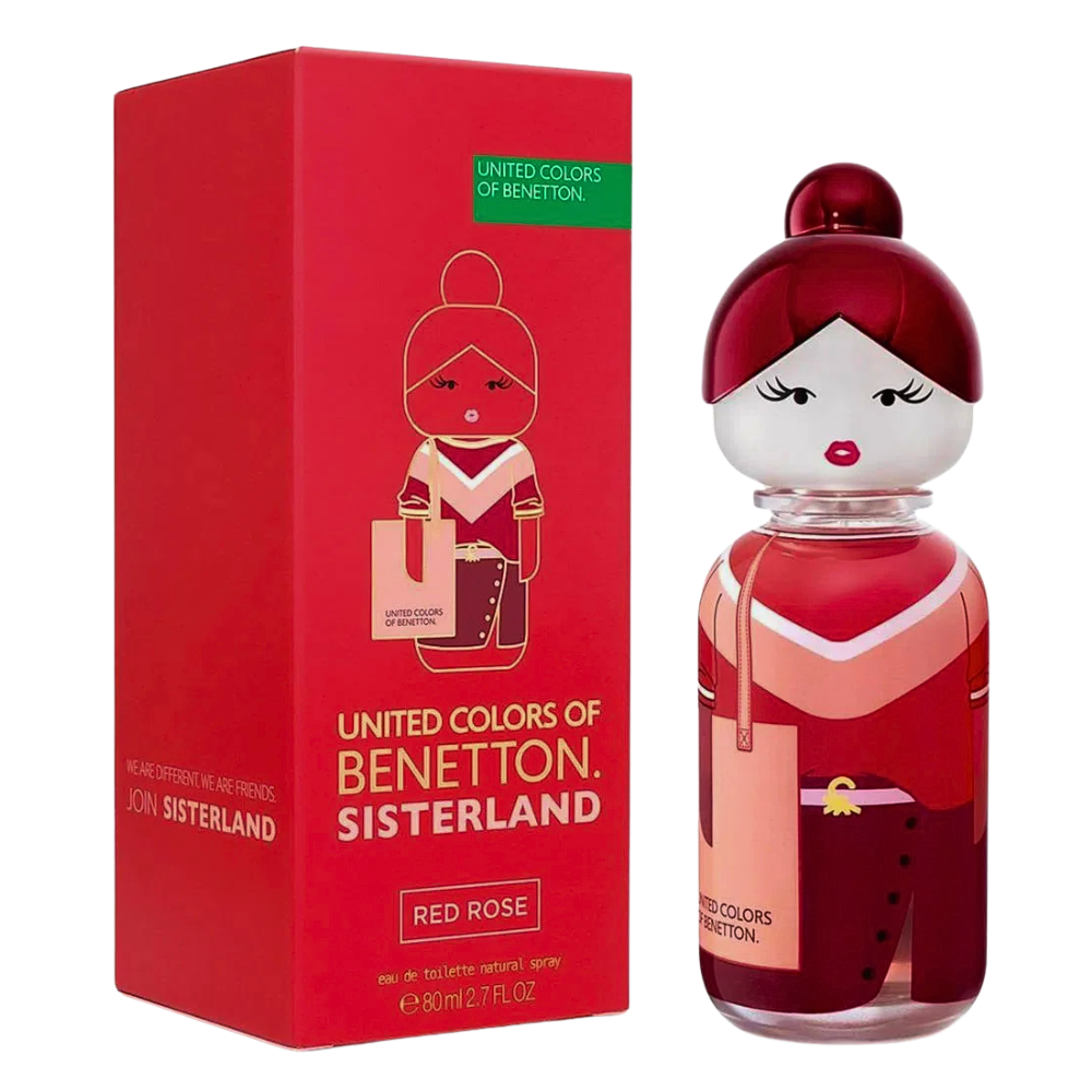 UNITED COLORS OF BENETTON SISTERLAND RED ROSE EDT 80ML (M)