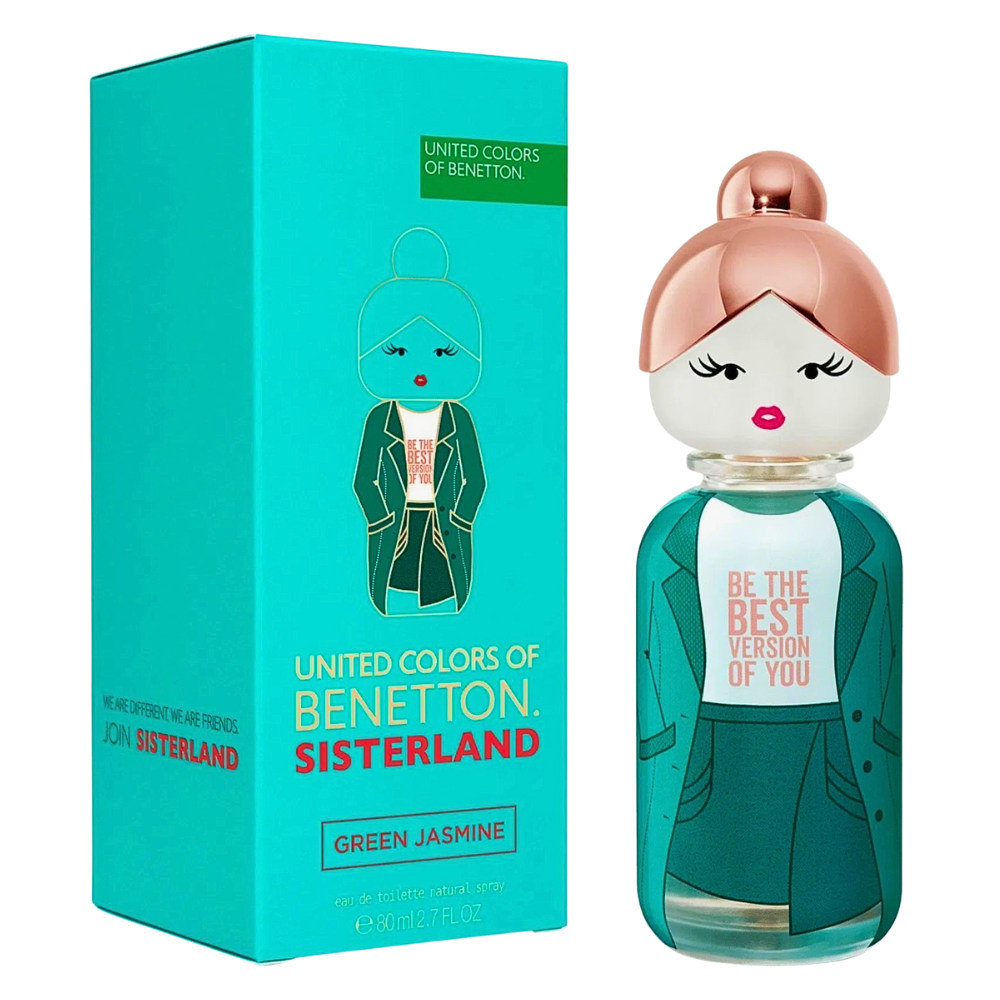 UNITED COLORS OF BENETTON SISTERLAND GREEN JASMINE EDT 80ML (M)