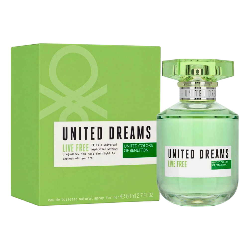 UNITED COLORS OF BENETTON UNITED DREAMS LIVE FREE EDT 80ML (M)