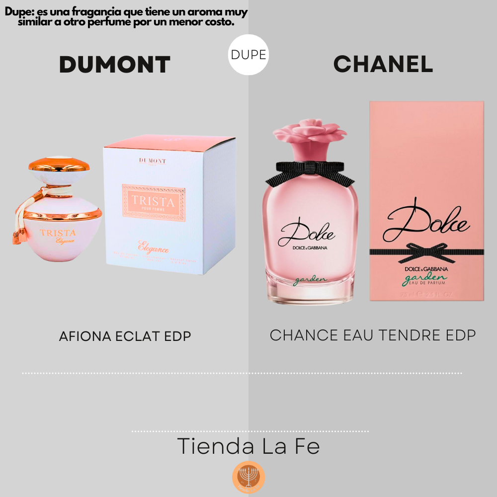 DUMONT TRISTA ELEGANCE EDP 100ML (M) (DUPE DOLCE & GABBANA DOLCE GARDEN EDP)