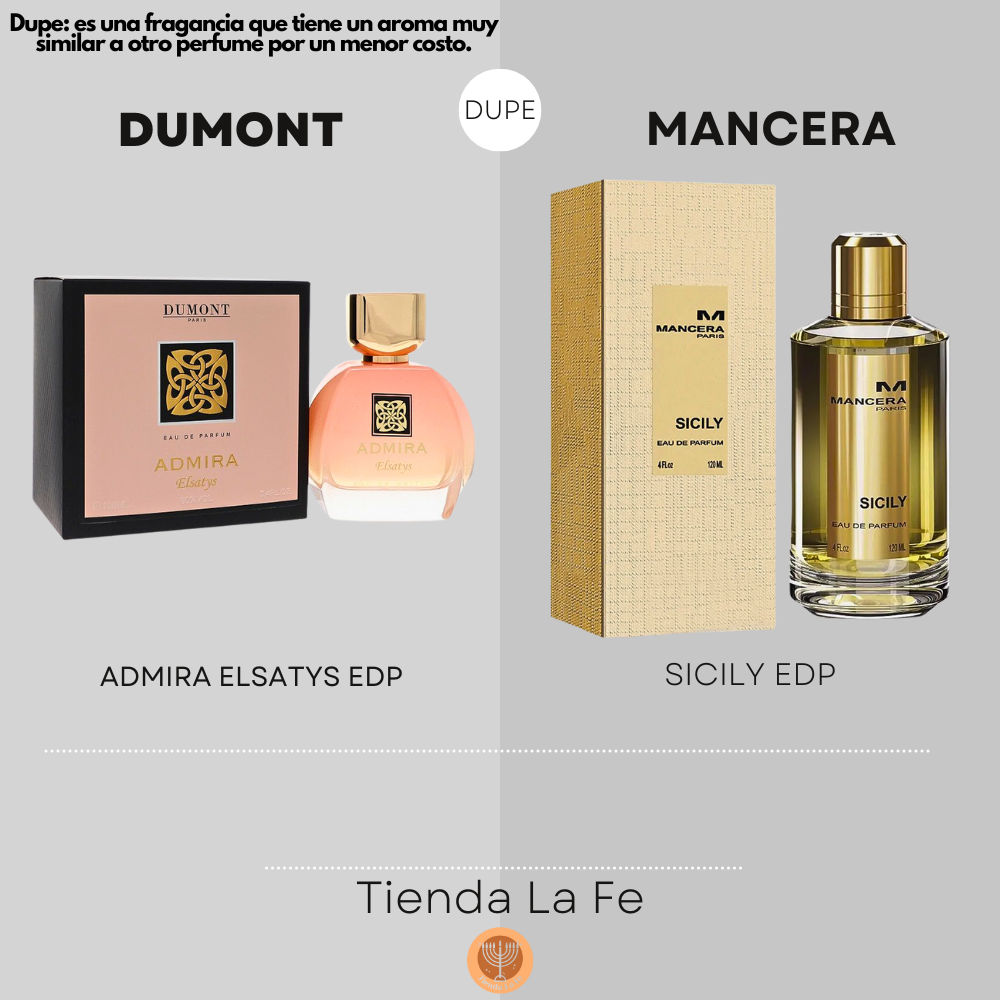 DUMONT ADMIRA ELSATYS EDP 100ML (M) (DUPE MANCERA SICILY EDP)