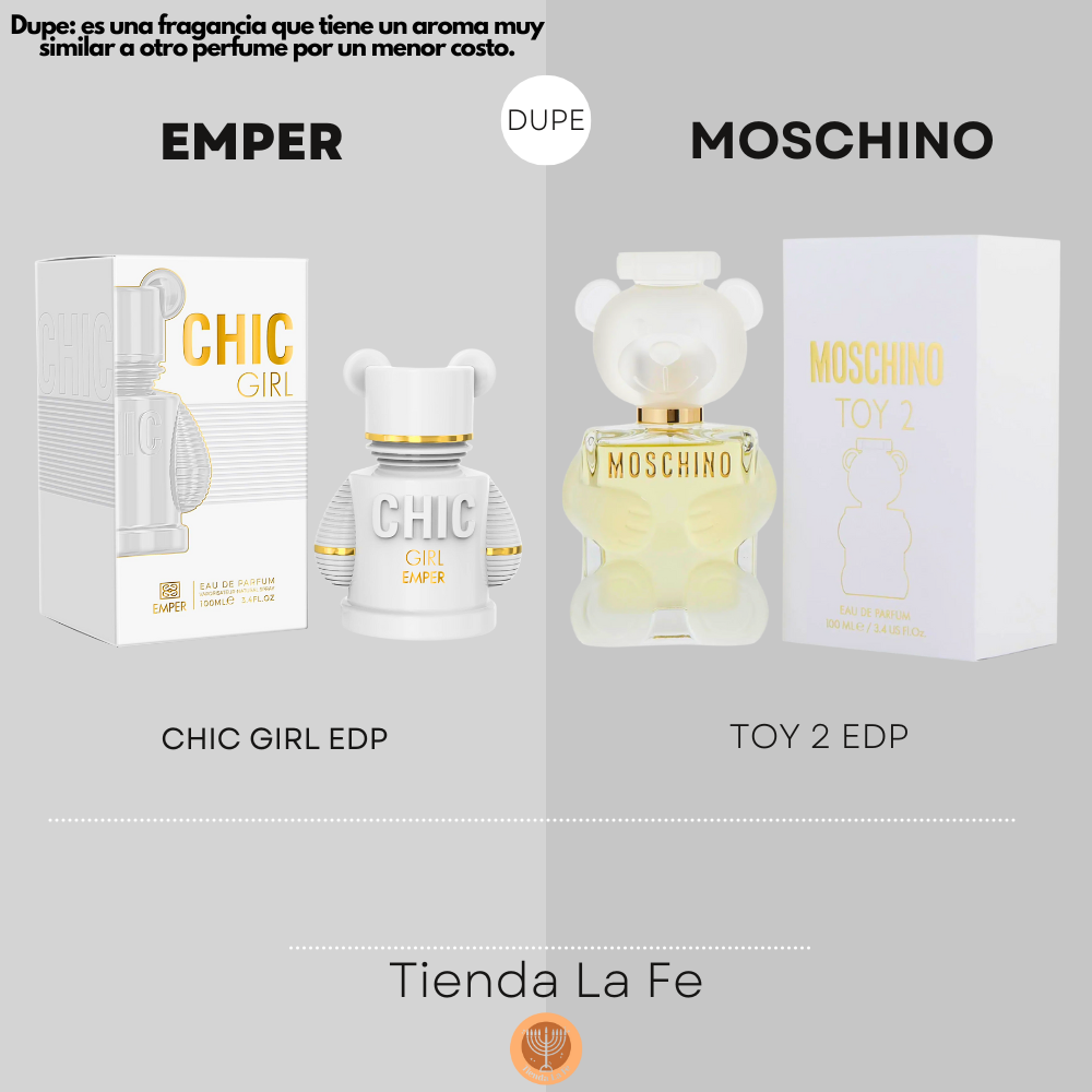 EMPER CHIC GIRL EDP 100ML (M) (DUPE MOSCHINO TOY 2 EDP)