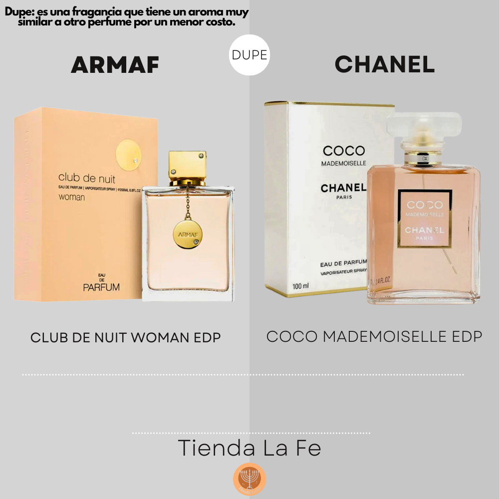 ARMAF CLUB DE NUIT WOMAN EDP 200ML (M) (DUPE CHANEL COCO MADEMOISELLE EDP)