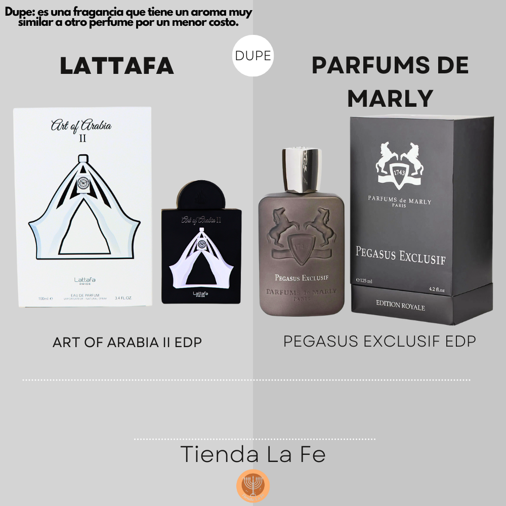 LATTAFA ART OF ARABIA II EDP 100ML (H) (DUPE PARFUMS DE MARLY PEGASUS EXCLUSIF EDP)