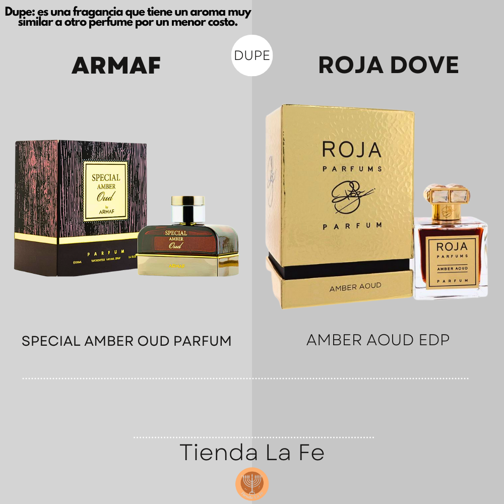 ARMAF SPECIAL AMBER OUD PARFUM 100ML (H) (DUPE ROJA DOVE AMBER AOUD EDP)