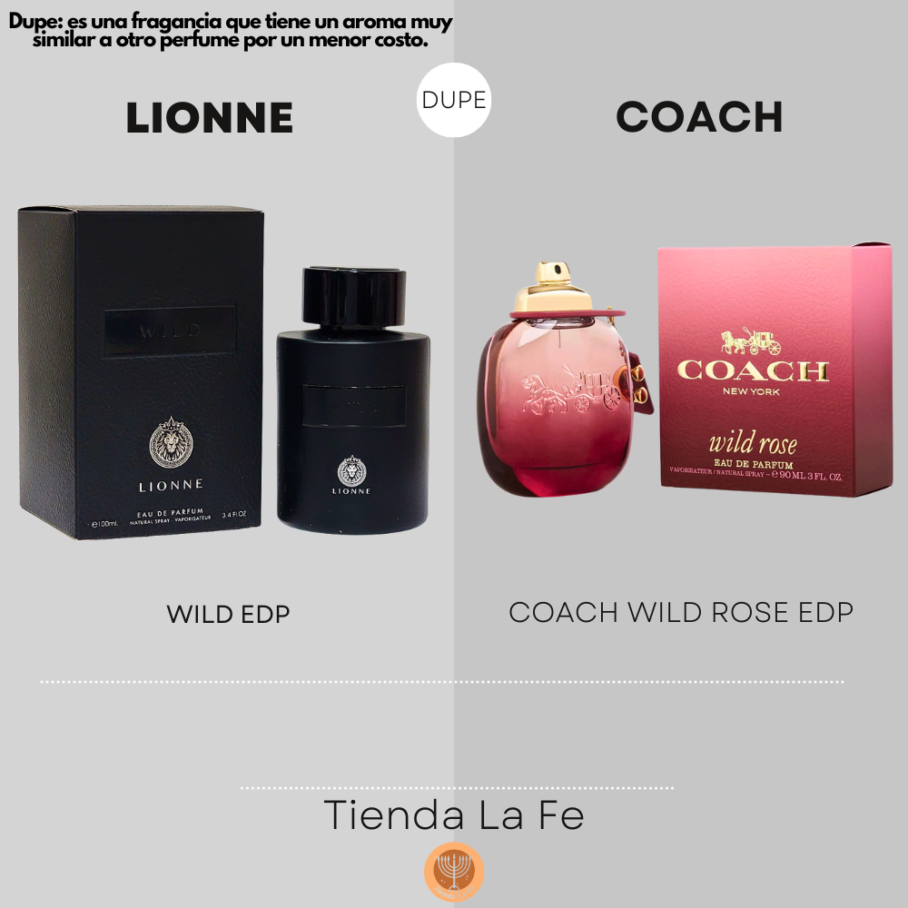 LIONNE WILD EDP 100ML (M) (DUPE COACH WILD ROSE EDP)