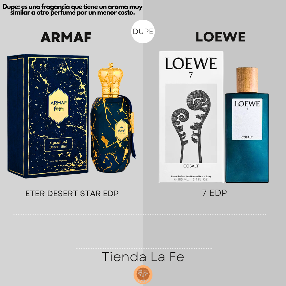 ARMAF ETER DESERT STAR EDP 100ML (H) (DUPE LOEWE 7 EDP)