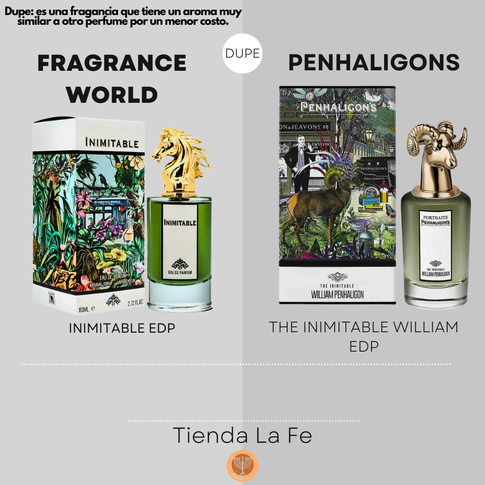 FRAGRANCE WORLD INIMITABLE EDP 80ML (H) (DUPE PENHALIGONS THE INIMITABLE WILLIAM EDP)