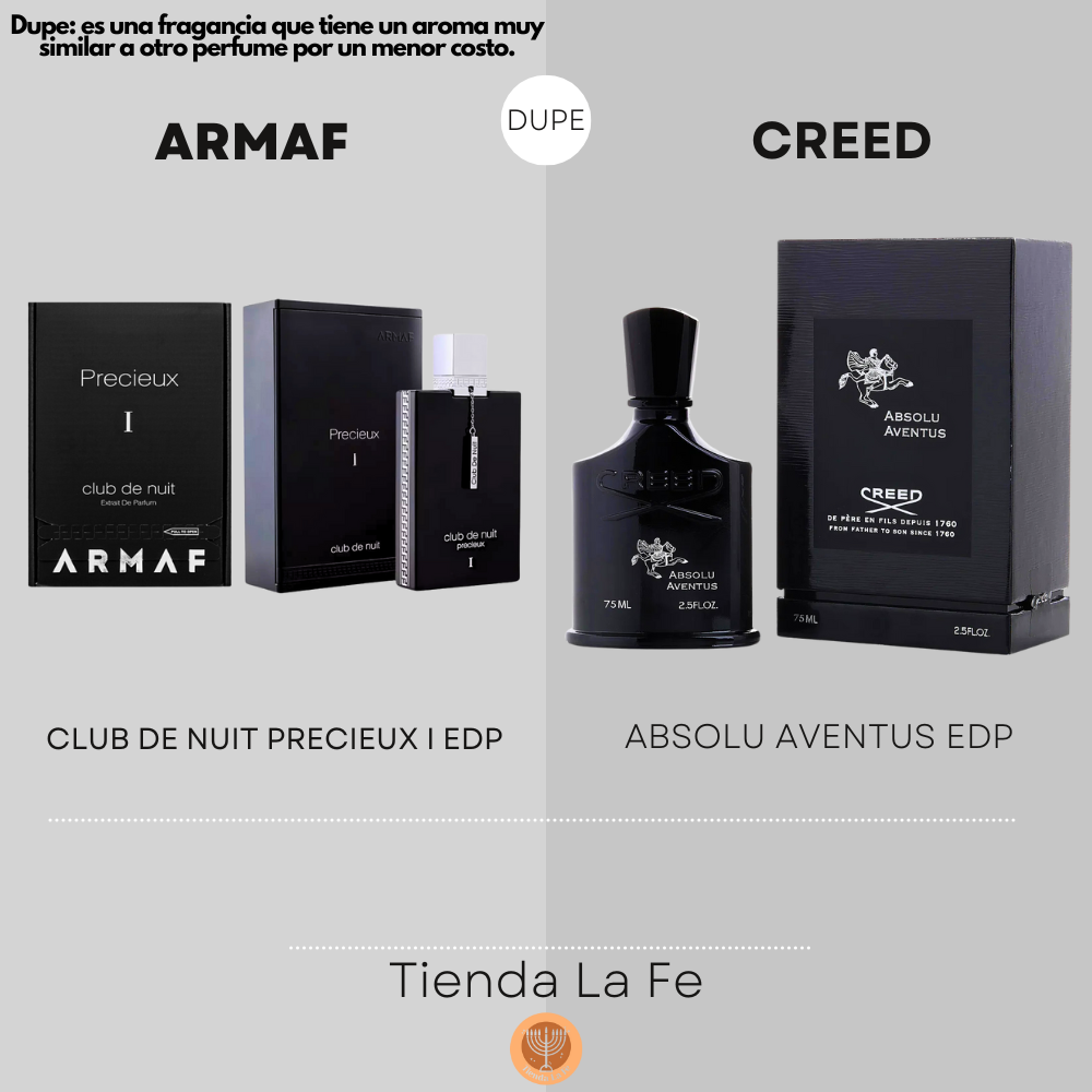 ARMAF CLUB DE NUIT PRECIEUX I EDP 55ML (H) (DUPE CREED ABSOLU AVENTUS EDP)