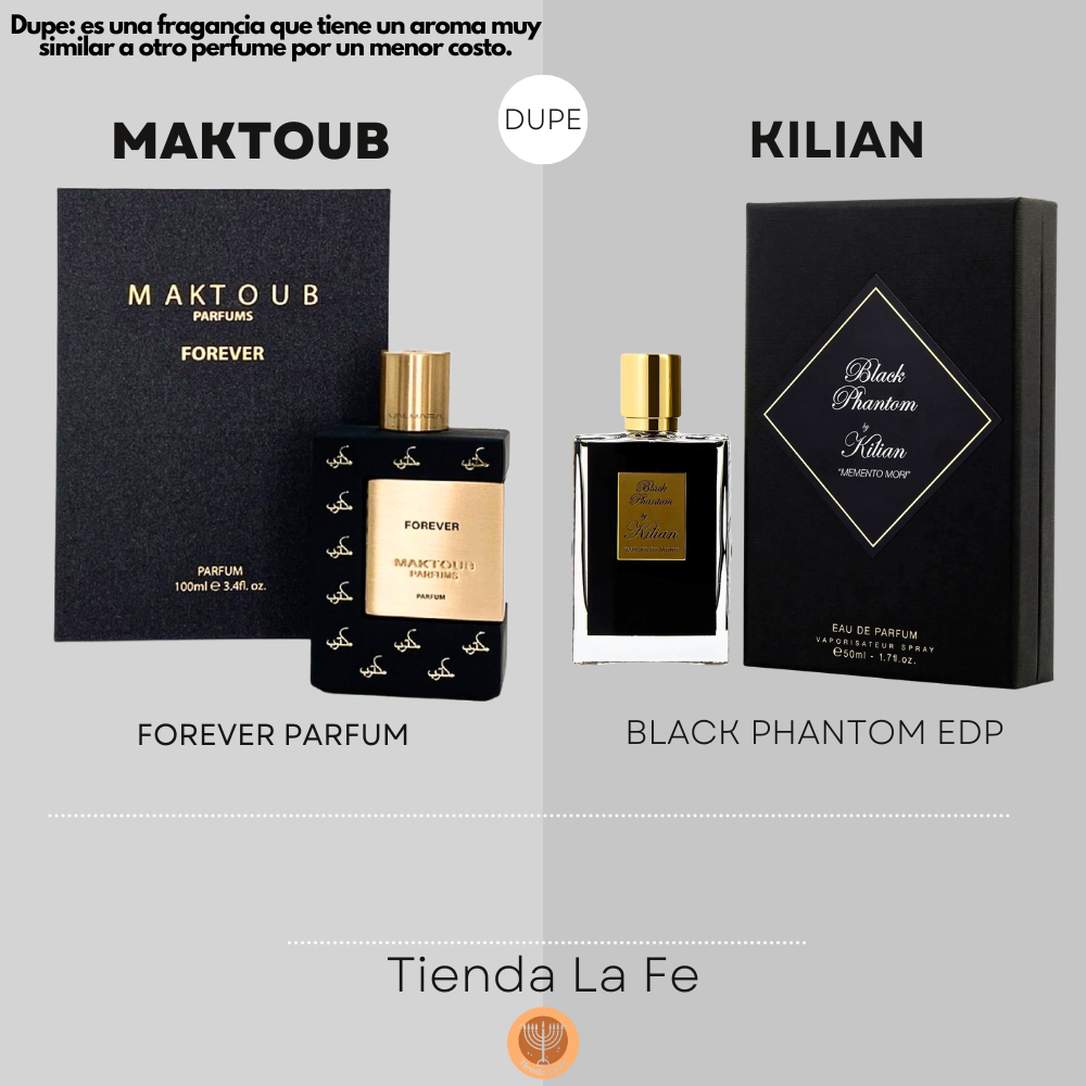 MAKTOUB FOREVER PARFUM 100ML (H) (DUPE KILIAN BLACK PHANTOM EDP)