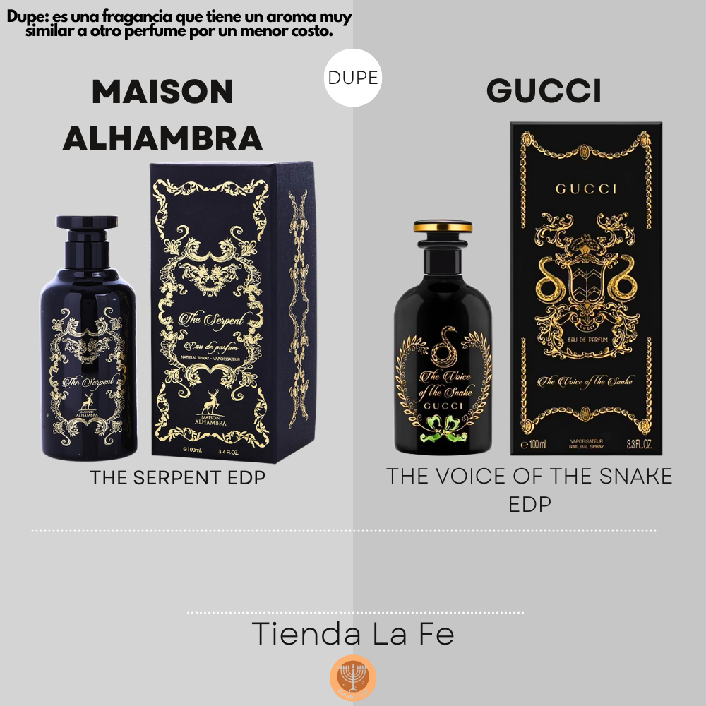 MAISON ALHAMBRA THE SERPENT EDP 100ML (H) (DUPE GUCCI THE VOICE OF THE SNAKE EDP)