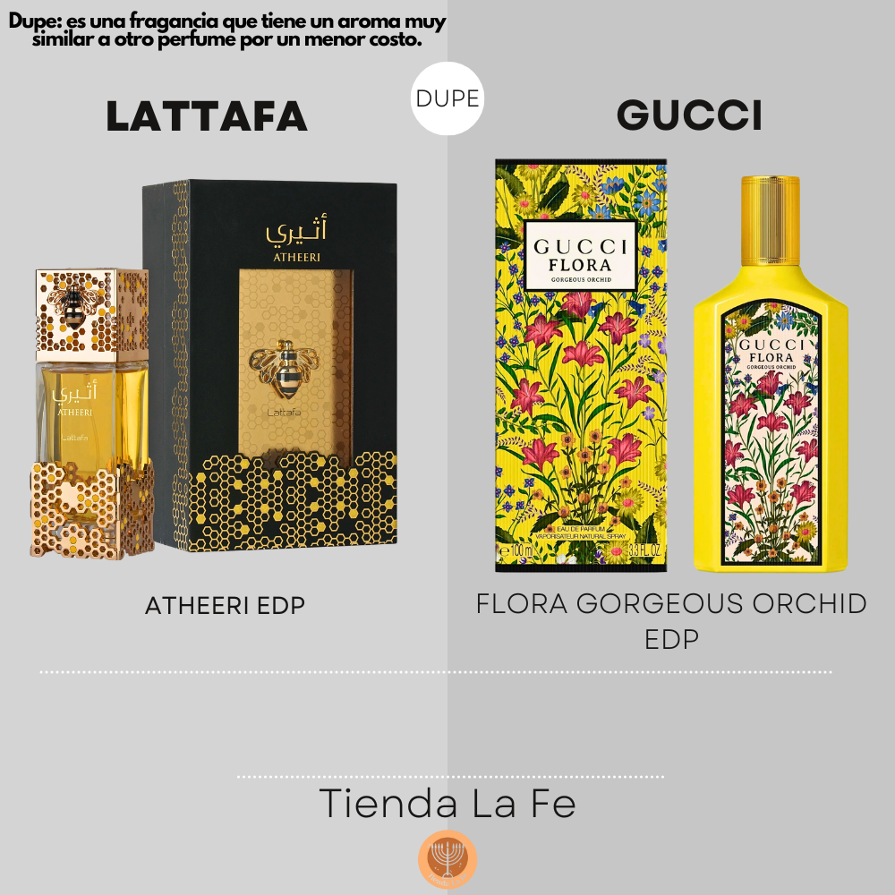 LATTAFA ATHEERI EDP 100ML (M) (DUPE GUCCI FLORA GORGEOUS ORCHID EDP)