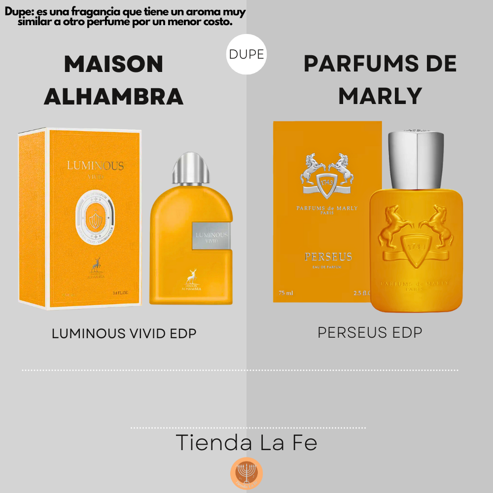 MAISON ALHAMBRA LUMINOUS VIVID EDP 100ML (H) (DUPE PARFUMS DE MARLY PERSEUS EDP)