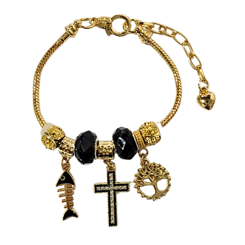 EPULD842 FORMA PESCADO, CRUZ Y ARBOL