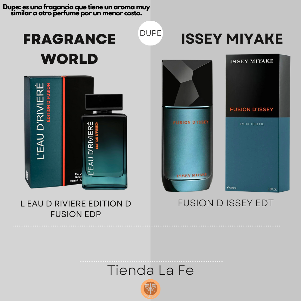 FRAGRANCE WORLD L EAU D RIVIERE EDITION D FUSION EDP 100ML (H) (DUPE ISSEY MIYAKE FUSION D ISSEY EDT)