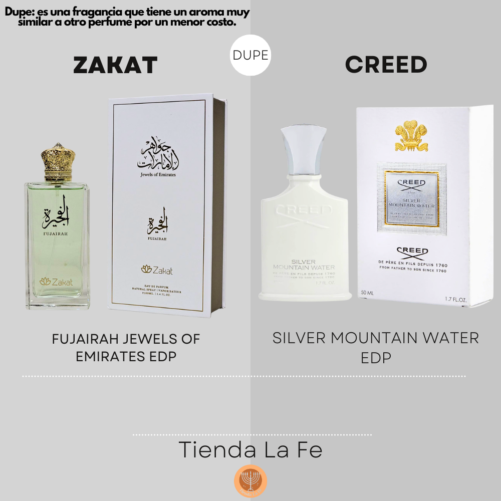 ZAKAT FUJAIRAH JEWELS OF EMIRATES EDP 100ML (H) (DUPE CREED SILVER MOUNTAIN WATER EDP)