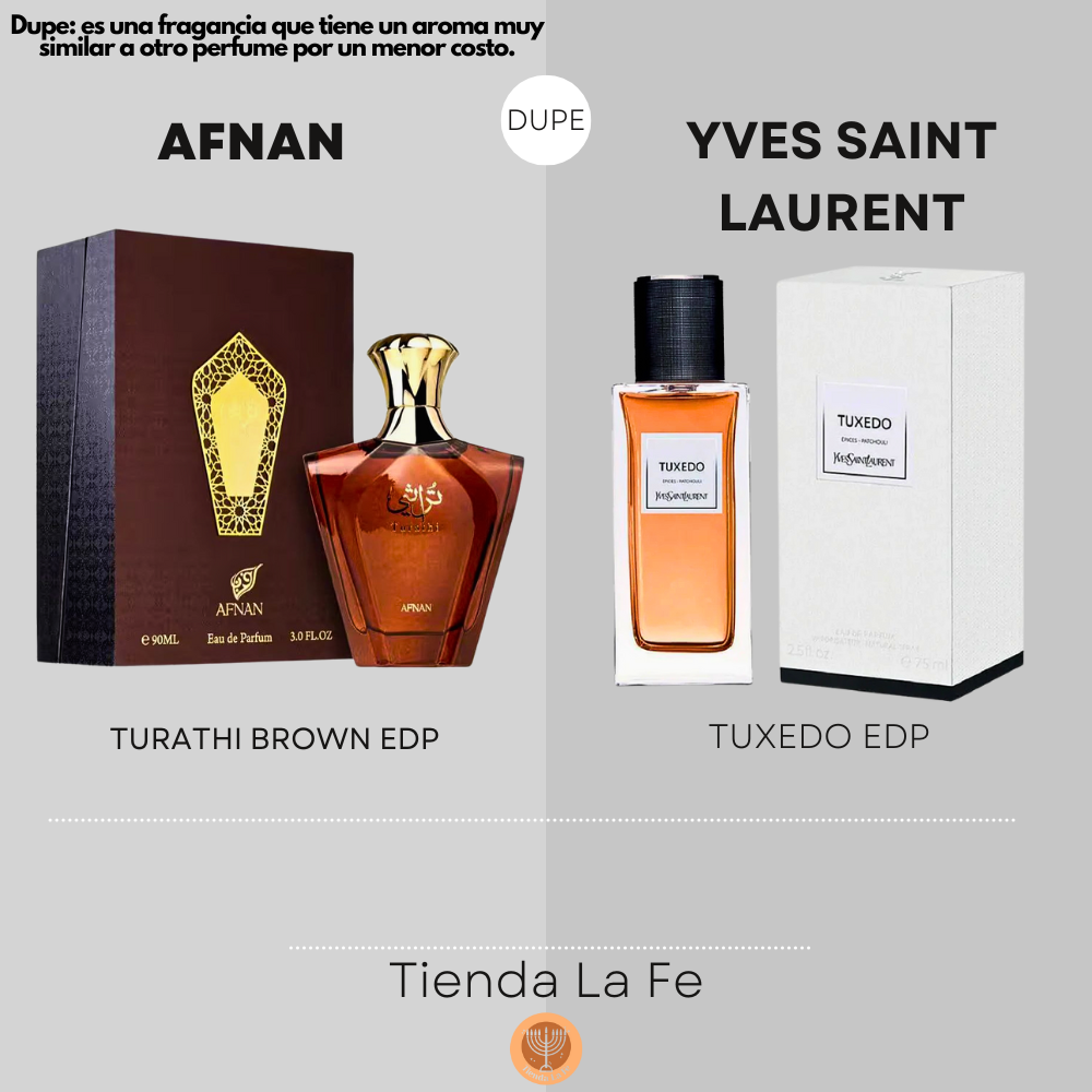 AFNAN TURATHI BROWN EDP 100ML (H) (DUPE YVES SAINT LAURENT TUXEDO EDP)