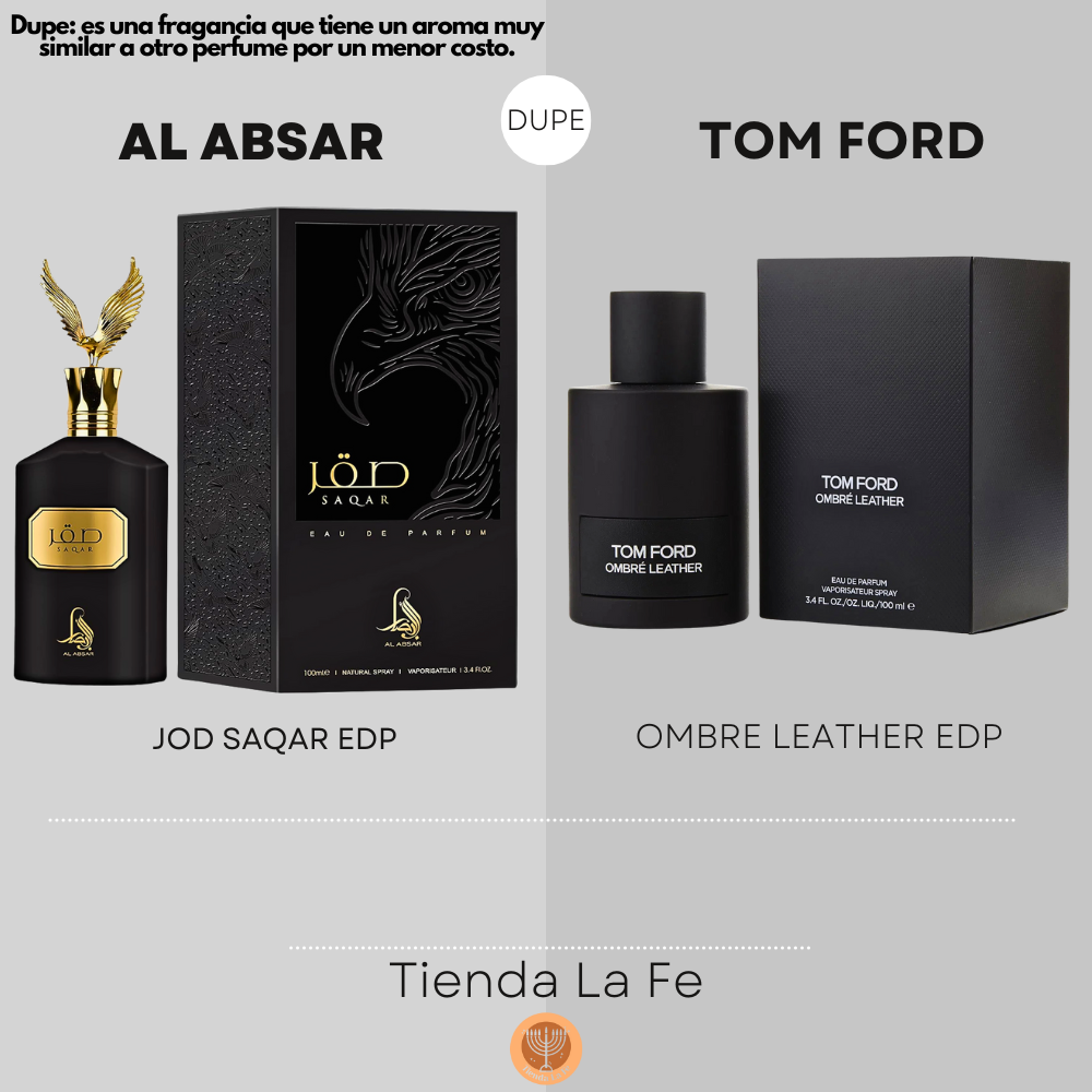 AL ABSAR JOD SAQAR EDP 100ML (H) (DUPE TOM FORD OMBRE LEATHER EDP)