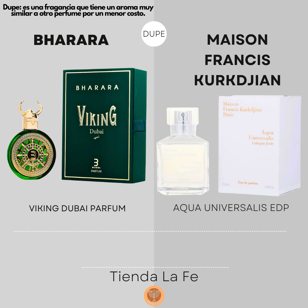 BHARARA VIKING DUBAI PARFUM 100ML (H) (DUPE MAISON FRANCIS KURKDJIAN AQUA UNIVERSALIS EDP)