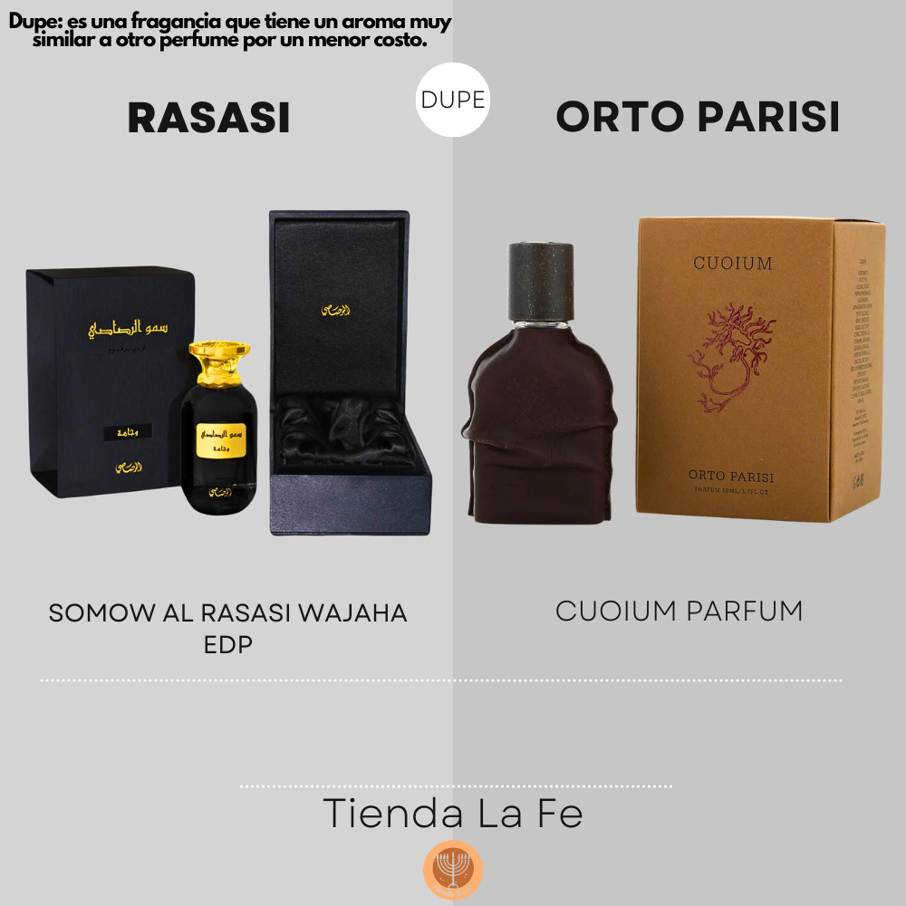RASASI SOMOW AL RASASI WAJAHA EDP 100ML (H) (DUPE ORTO PARISI CUOIUM PARFUM)