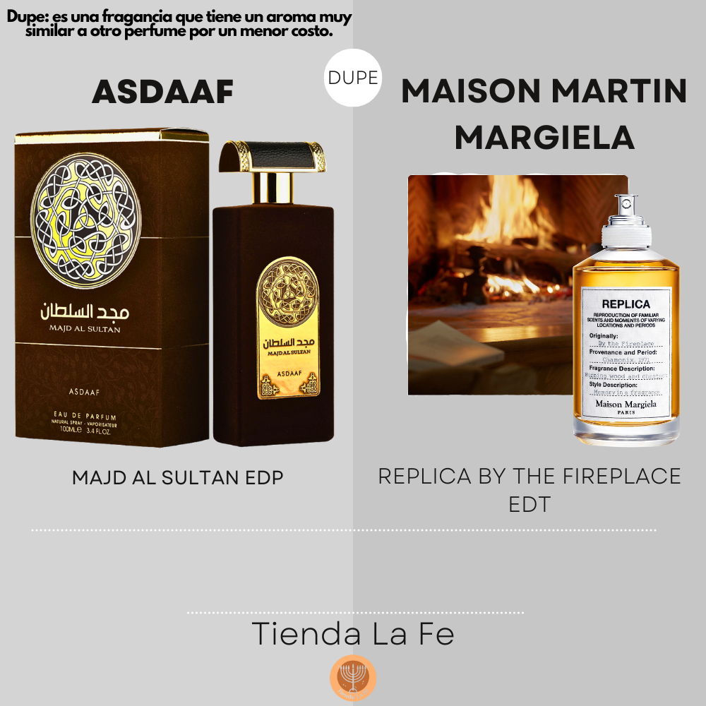 ASDAAF MAJD AL SULTAN EDP 100ML (H) (DUPE MAISON MARTIN MARGIELA REPLICA BY THE FIREPLACE EDT)