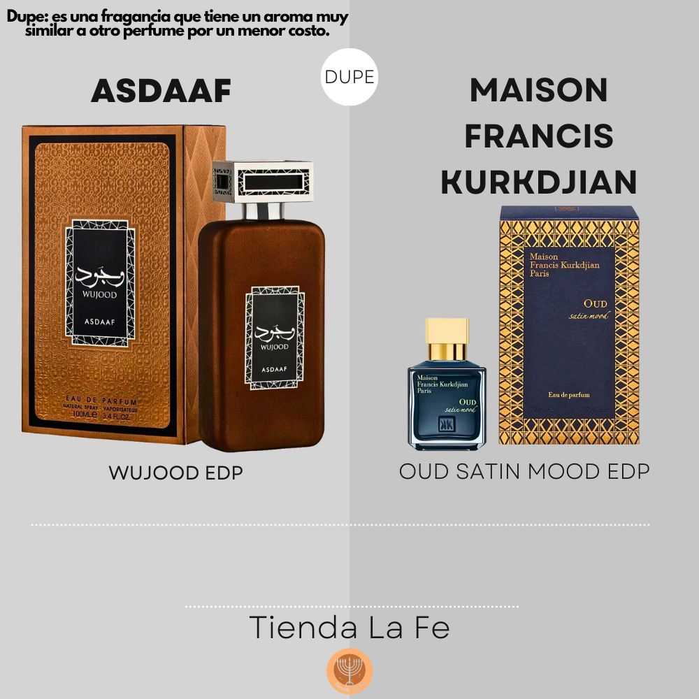 ASDAAF WUJOOD EDP 100ML (H) (DUPE MAISON FRANCIS KURKDJIAN OUD SATIN MOOD EDP)