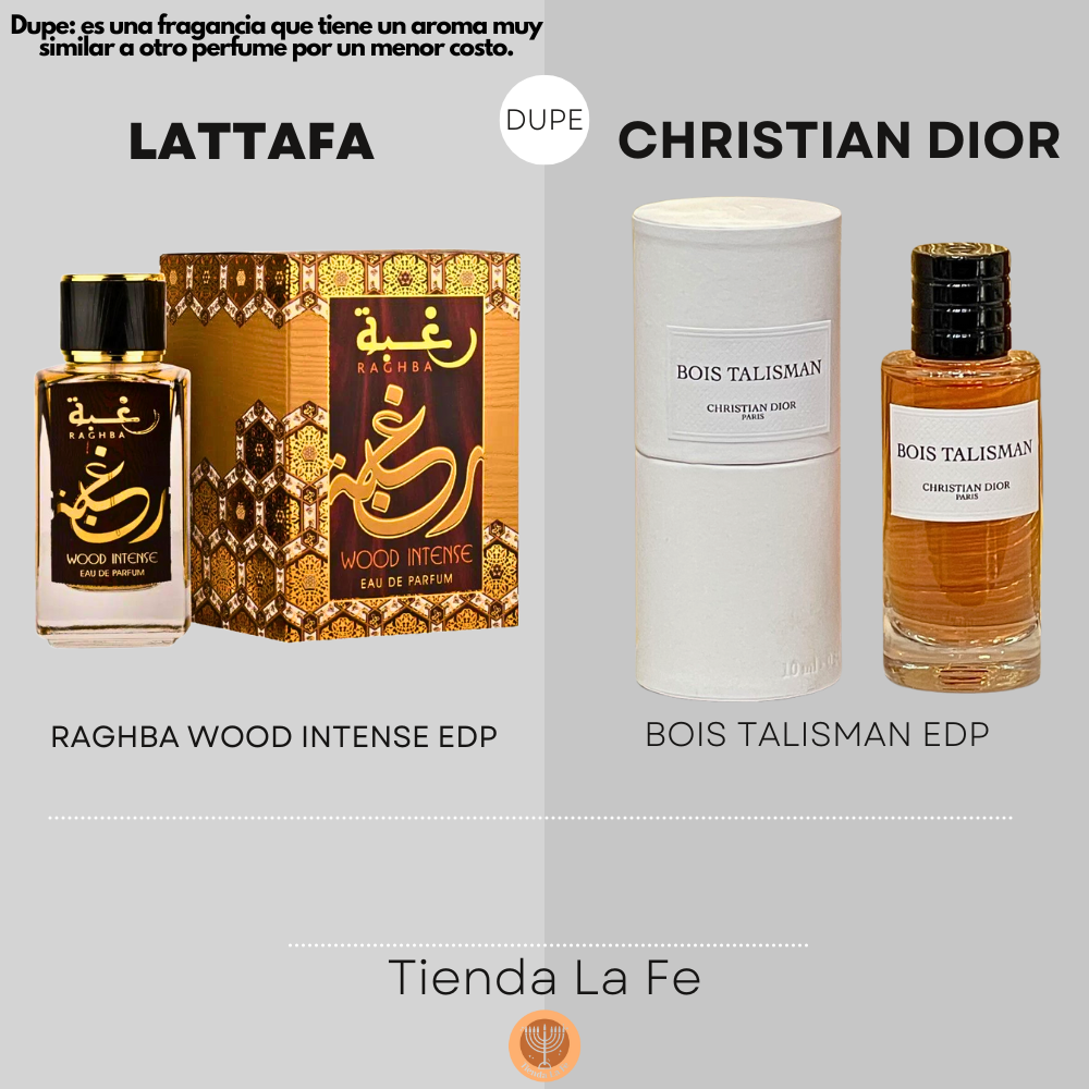 LATTAFA RAGHBA WOOD INTENSE EDP 100ML (H) (DUPE CHRISTIAN DIOR BOIS TALISMAN EDP)