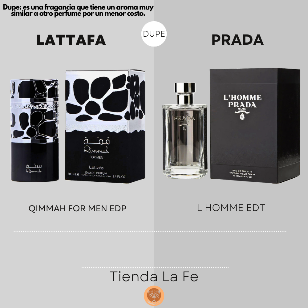 LATTAFA QIMMAH FOR MEN EDP 100ML (H) (DUPE PRADA L HOMME EDT)