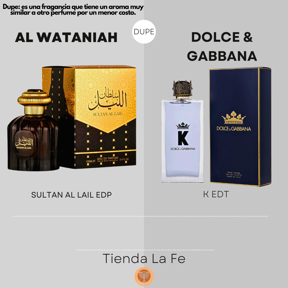AL WATANIAH SULTAN AL LAIL EDP 100ML (H) (DUPE DOLCE & GABBANA K EDT)