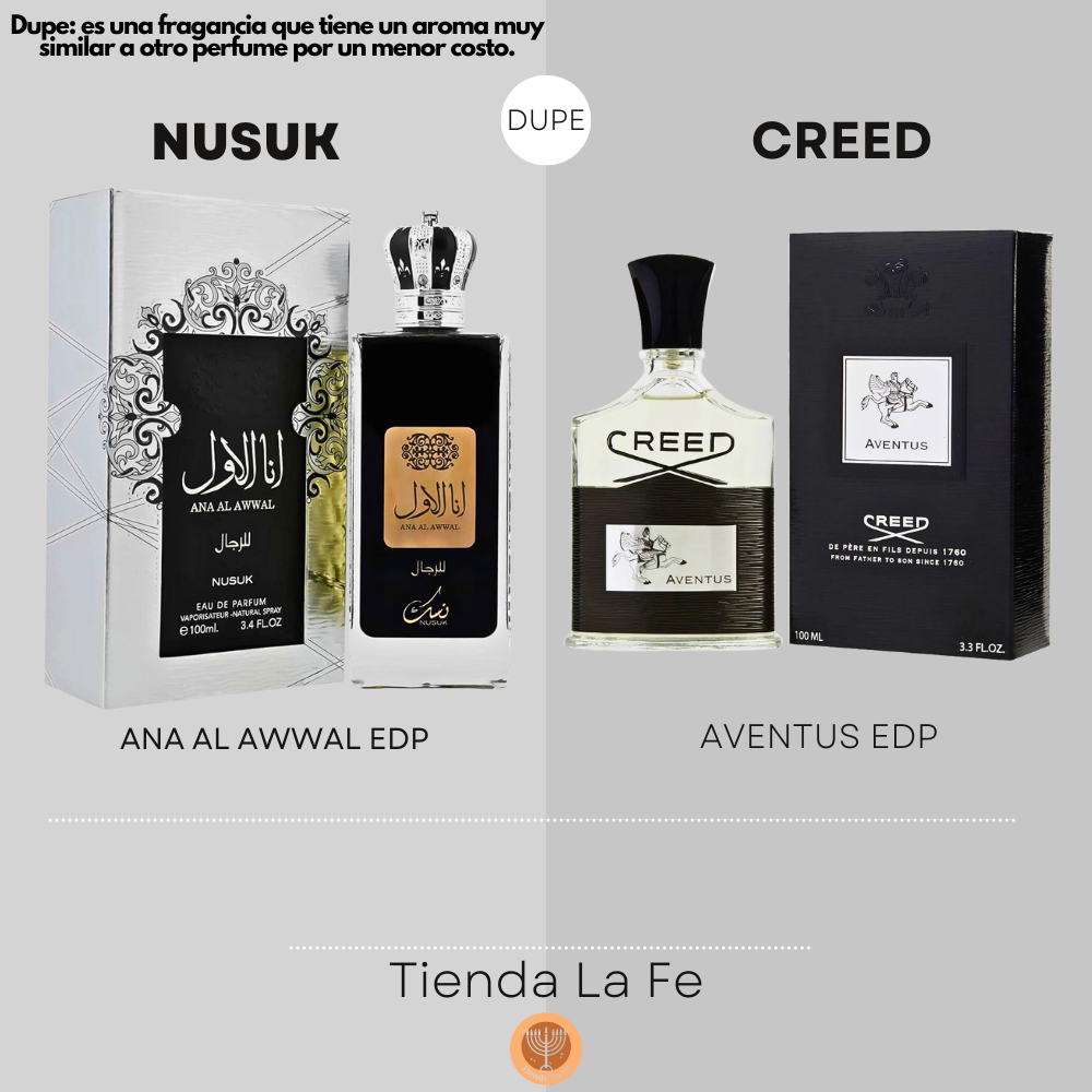 NUSUK ANA AL AWWAL EDP 100ML (H) (DUPE CREED AVENTUS EDP)