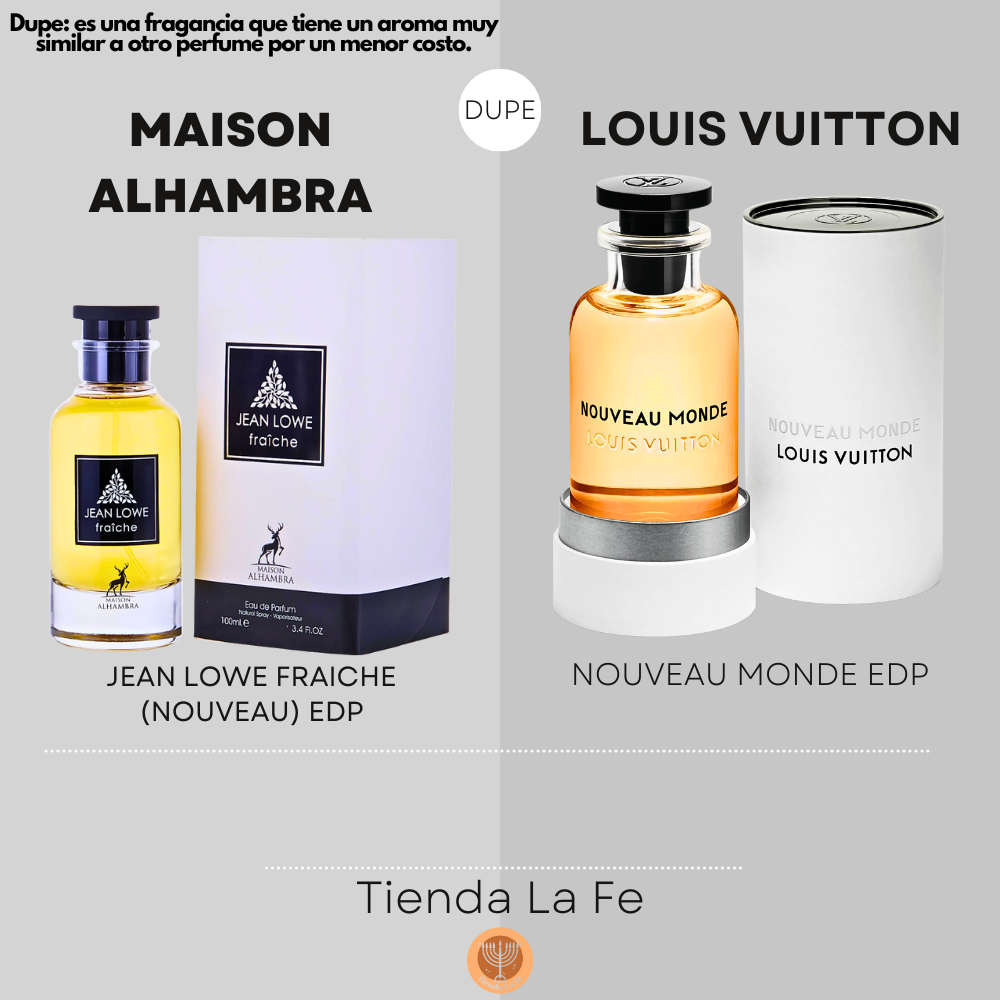 MAISON ALHAMBRA JEAN LOWE FRAICHE (NOUVEAU) EDP 100ML (H) (DUPE LOUIS
