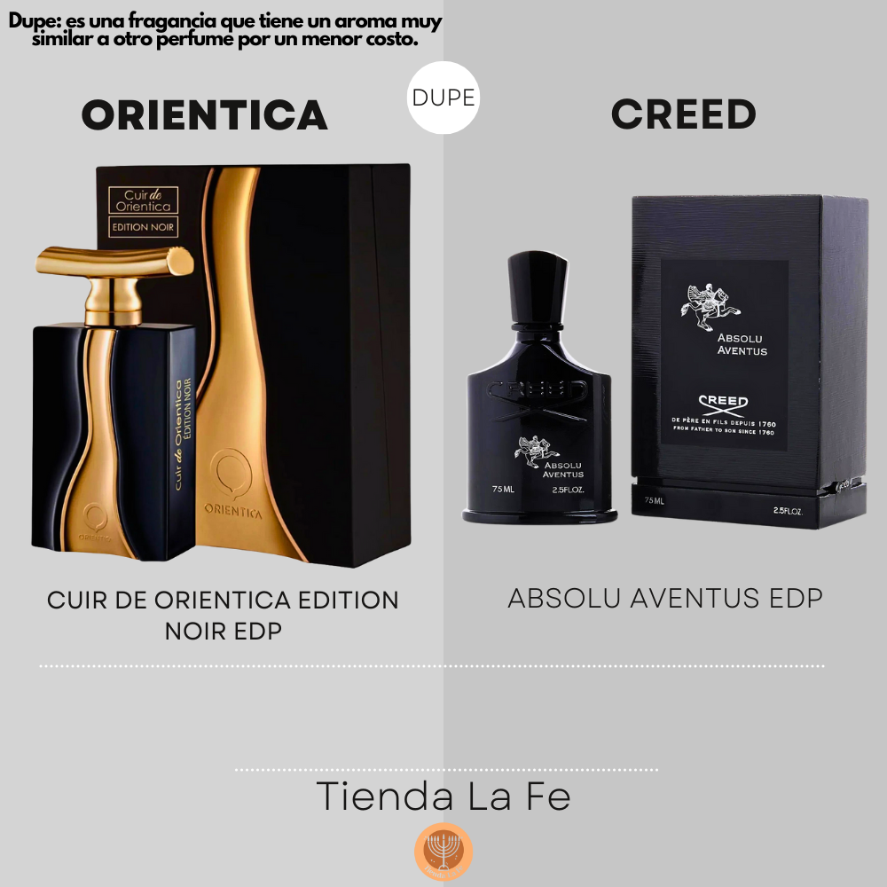 ORIENTICA CUIR DE ORIENTICA EDITION NOIR EDP 90ML (H) (DUPE CREED ABSOLU AVENTUS EDP)
