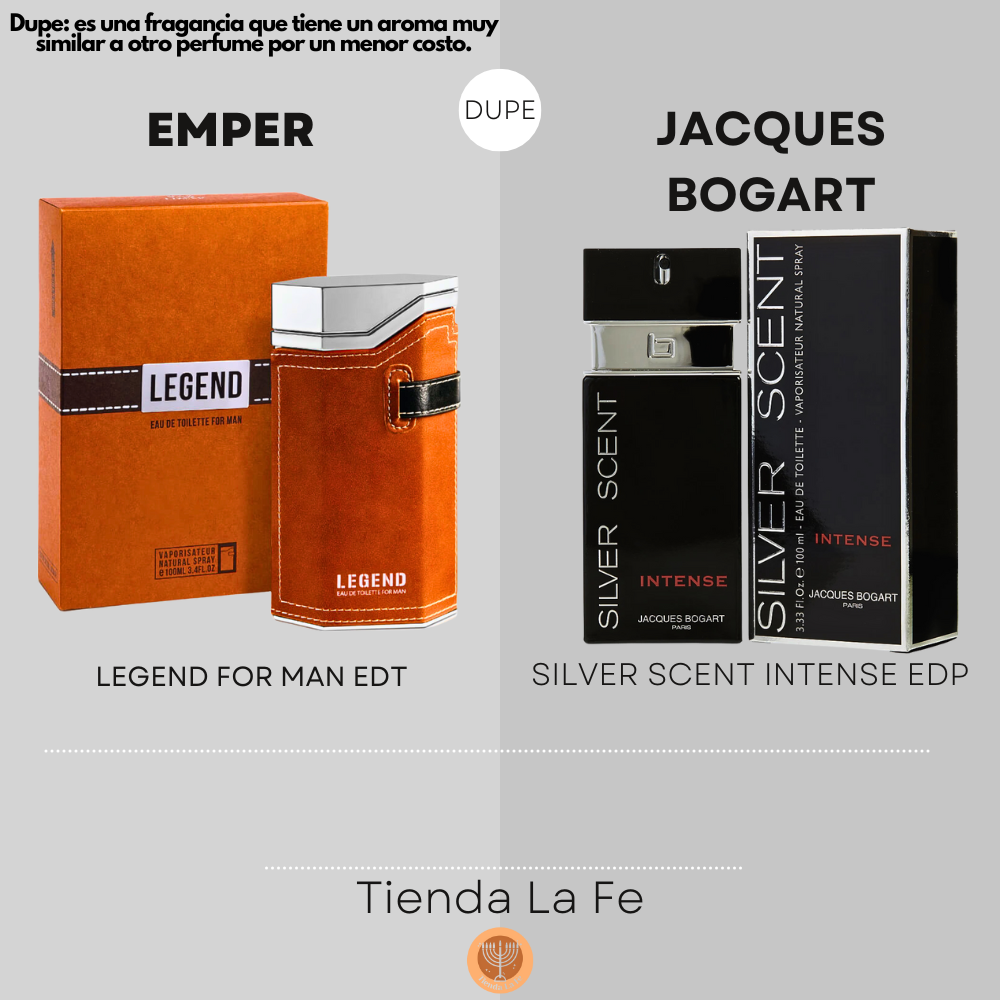 EMPER LEGEND FOR MAN EDT 100ML (H) (DUPE JACQUES BOGART SILVER SCENT INTENSE EDT)