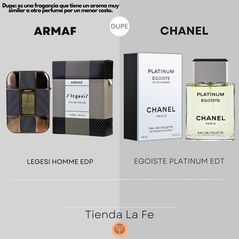 ARMAF LEGESI HOMME EDP 100ML (H) (DUPE CHANEL EGOISTE PLATINUM EDT)