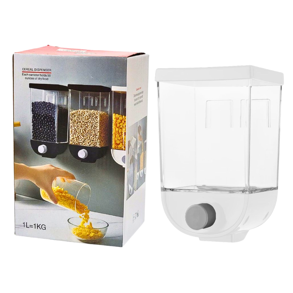ALMACENADOR DISPENSADOR DE ALIMENTOS SECOS, CEREALES, PRESERVA FRESCURA FRESH EASY 1KG