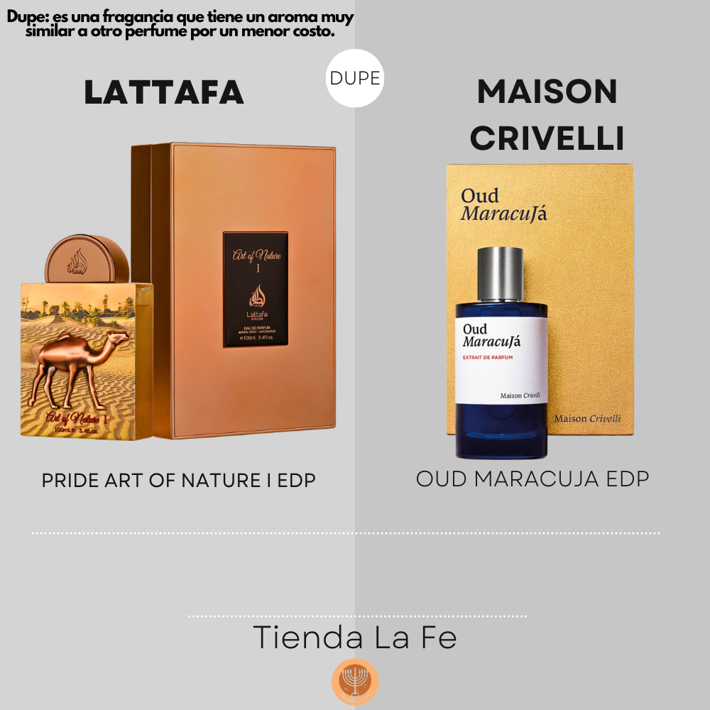 LATTAFA PRIDE ART OF NATURE I EDP 100ML (U) (DUPE MAISON CRIVELLI OUD MARACUJA EDP)