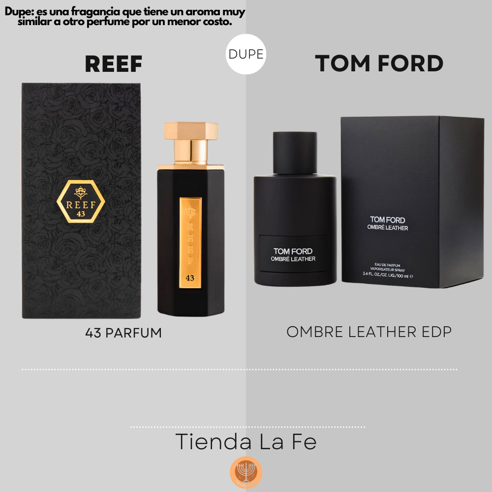 REEF 43 PARFUM 100ML (U) (DUPE TOM FORD OMBRE LEATHER EDP)