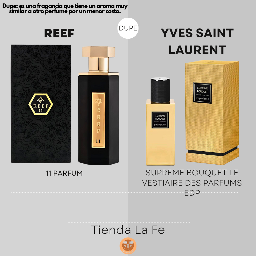 REEF 11 PARFUM 100ML (U) (DUPE YVES SAINT LAURENT SUPREME BOUQUET LE VESTIAIRE DES PARFUMS EDP)