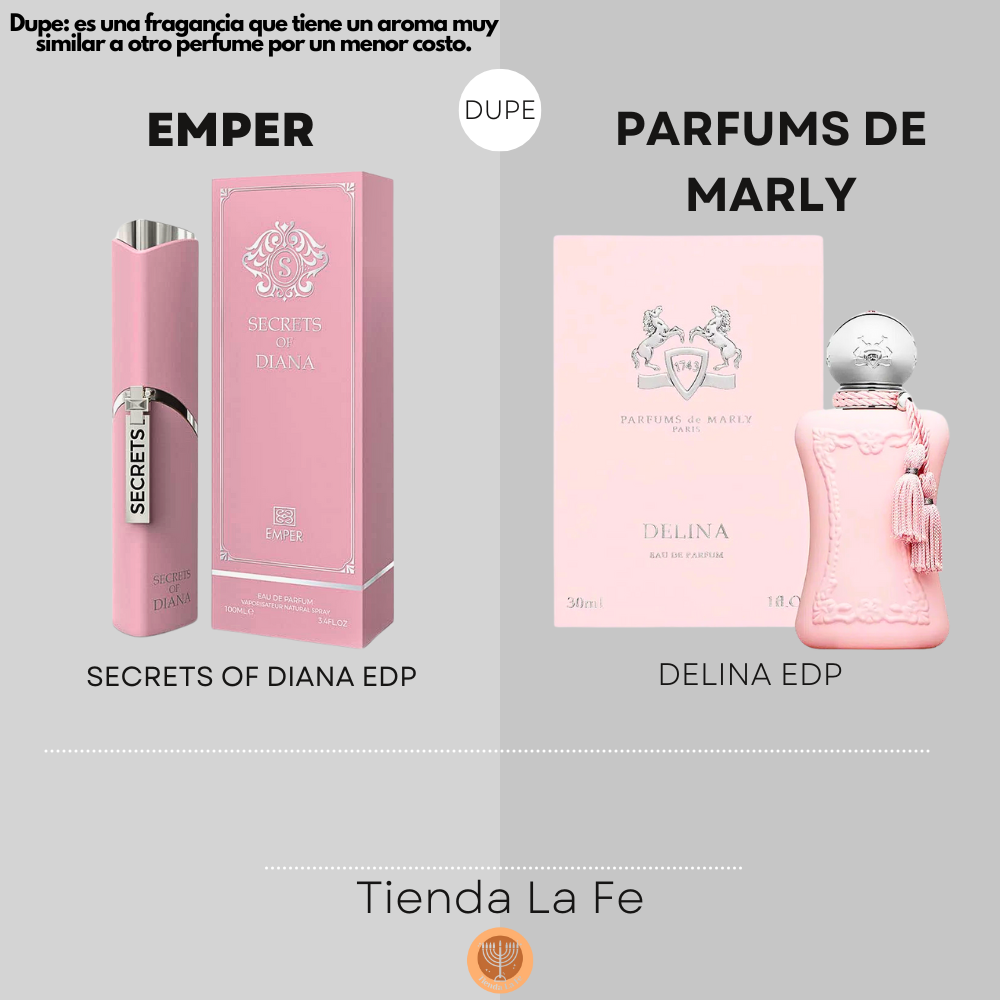 EMPER SECRETS OF DIANA EDP 100ML (M) (DUPE PARFUMS DE MARLY DELINA EDP)