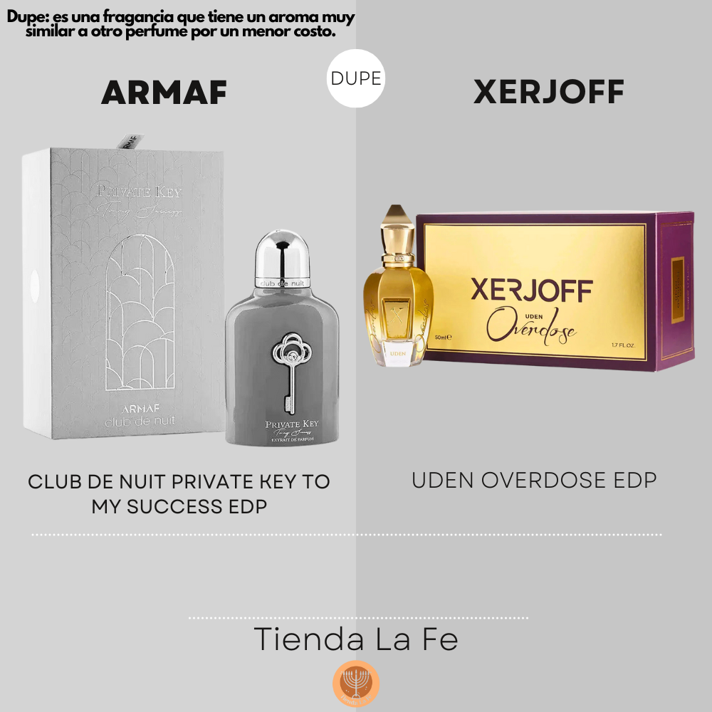 ARMAF CLUB DE NUIT PRIVATE KEY TO MY SUCCESS EDP 100ML (U) (DUPE XERJOFF UDEN OVERDOSE EDP)