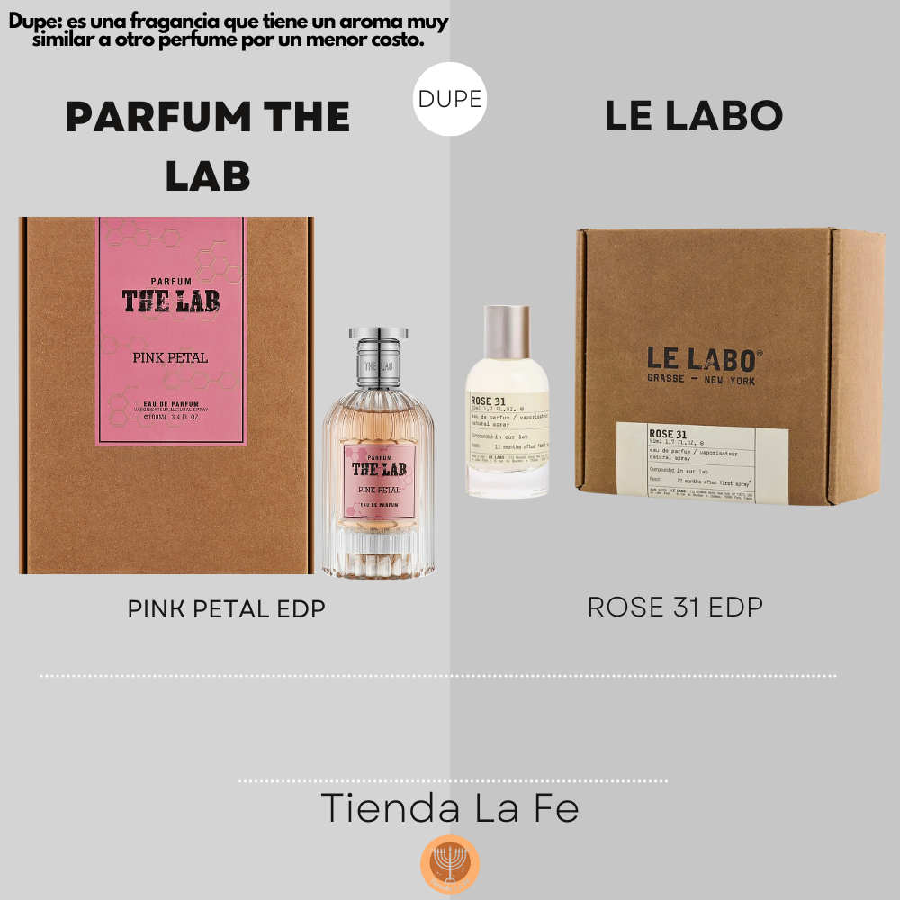PARFUM THE LAB PINK PETAL EDP 100ML (U) (DUPE LE LABO ROSE 31 EDP)
