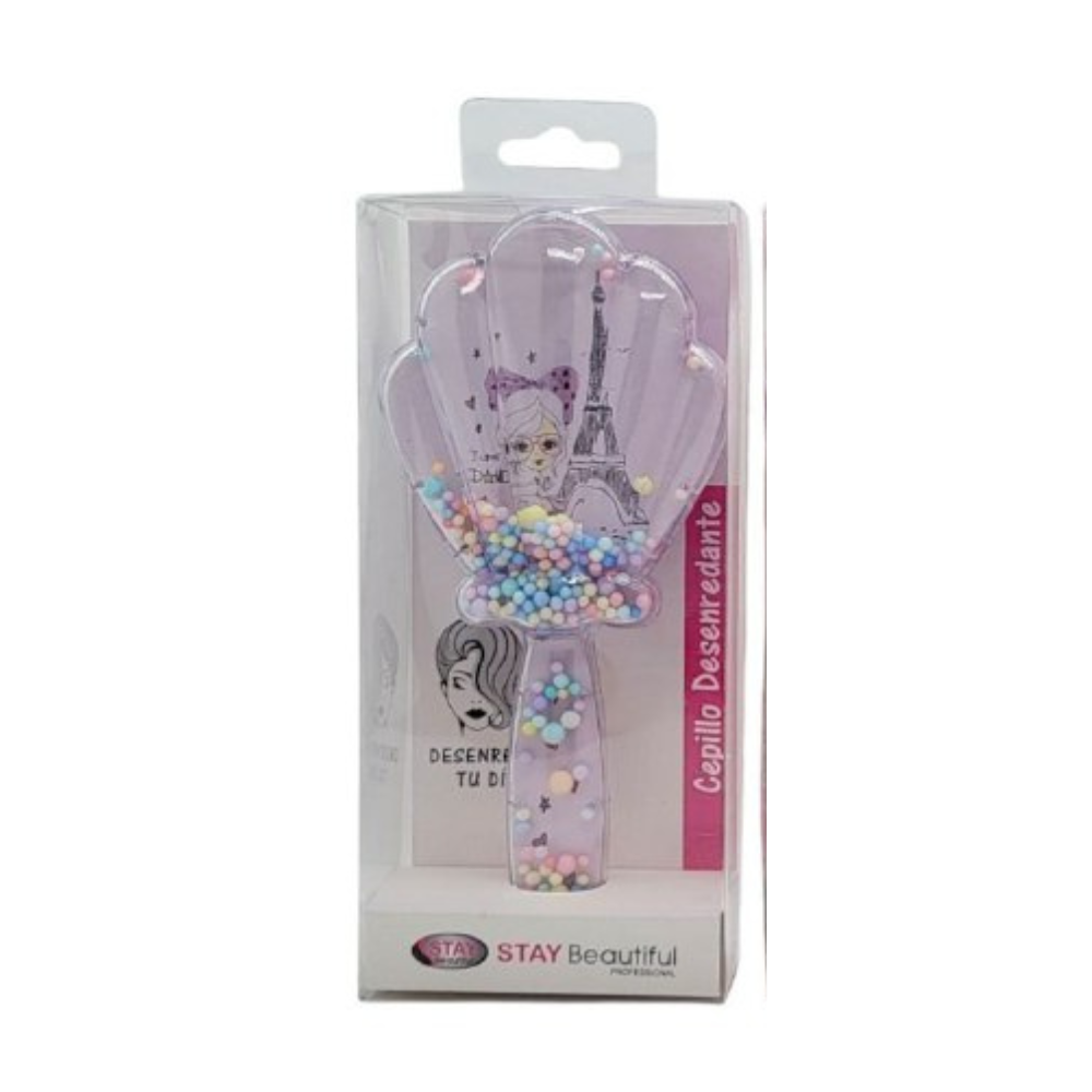 PEINE PARA EL CABELLO PARA DISEÑO DE CONCHA STAY BEAUTIFUL 4 COLORES