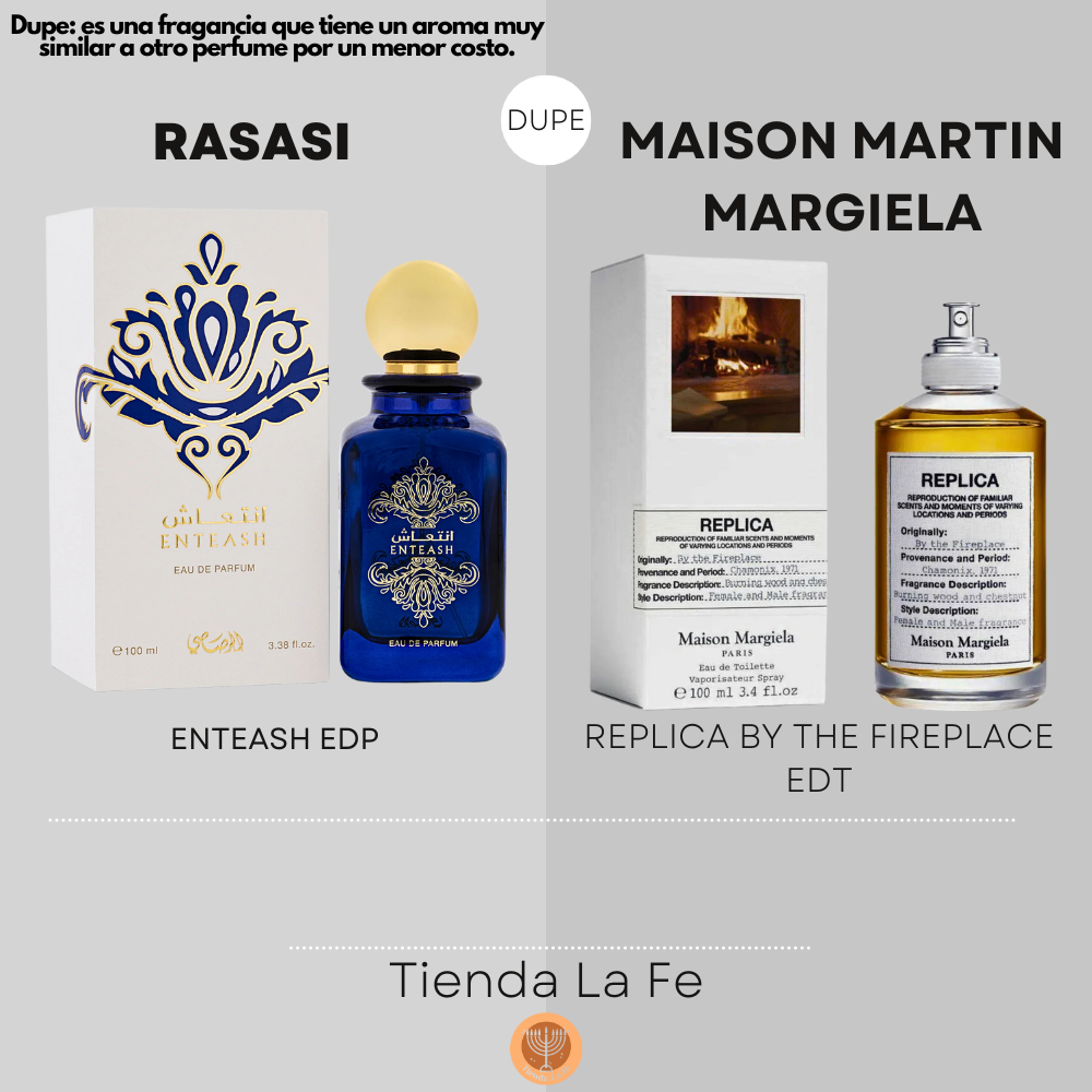 RASASI ENTEASH EDP 100ML (U) (DUPE MAISON MARTIN MARGIELA REPLICA BY THE FIREPLACE EDT)