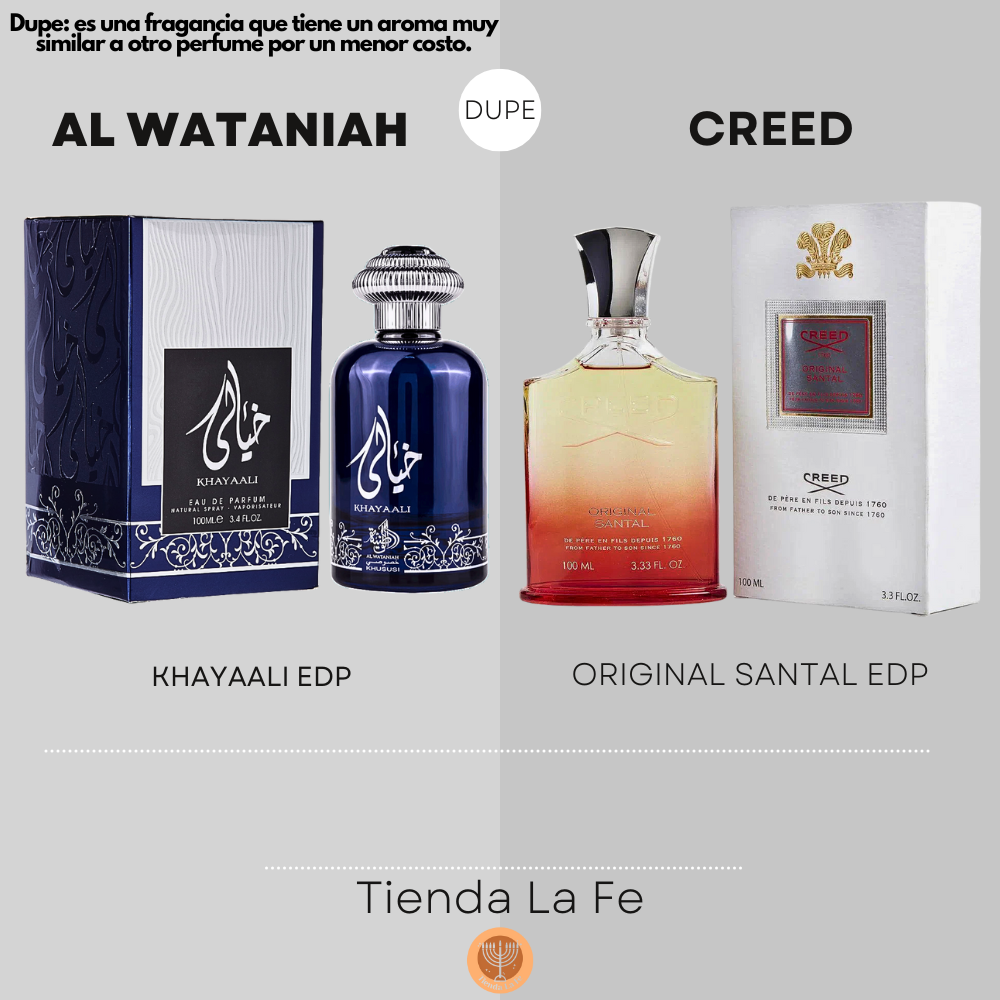 AL WATANIAH KHAYAALI EDP 100ML (U) (DUPE CREED ORIGINAL SANTAL EDP)