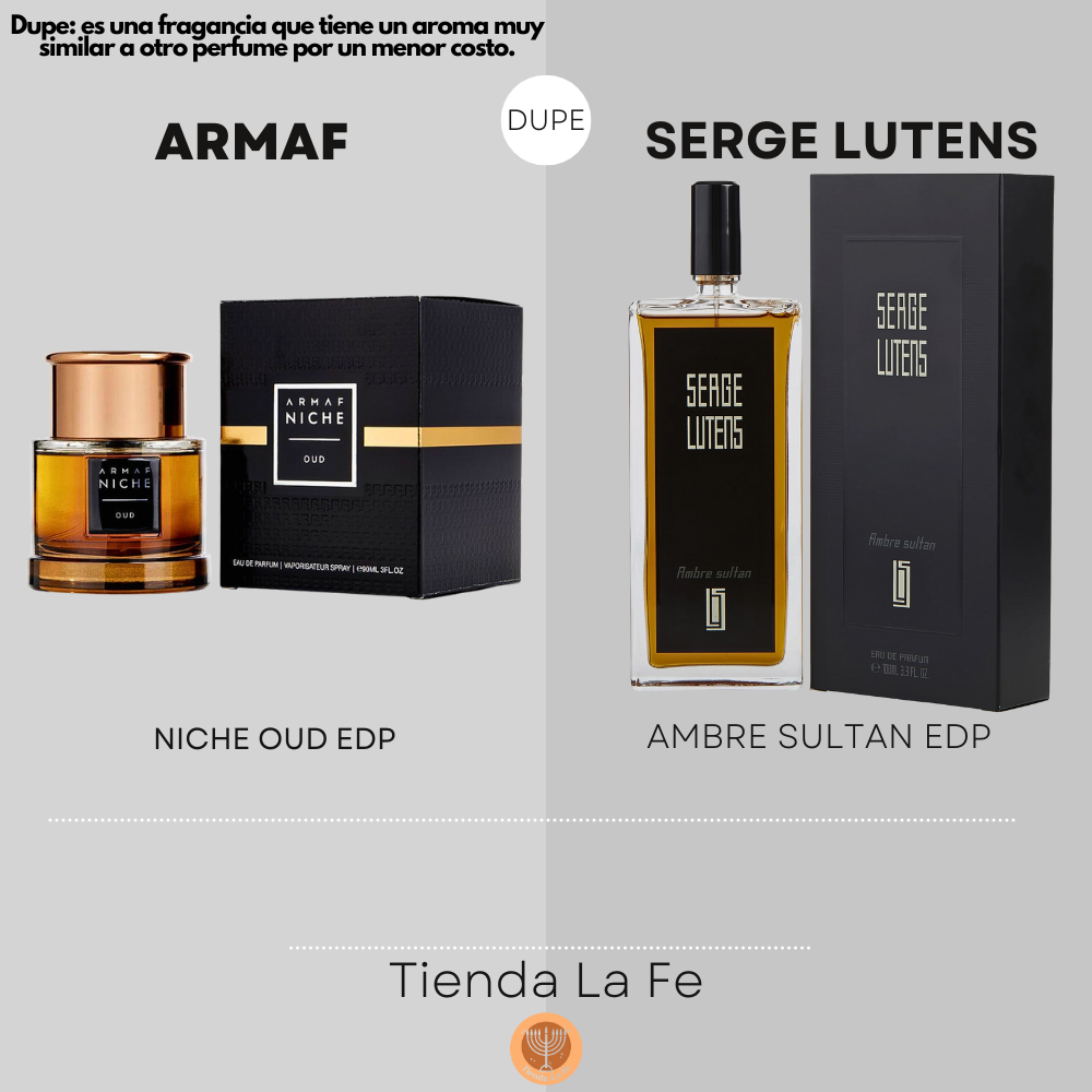 ARMAF NICHE OUD EDP 90ML (U) (DUPE SERGE LUTENS AMBRE SULTAN EDP)