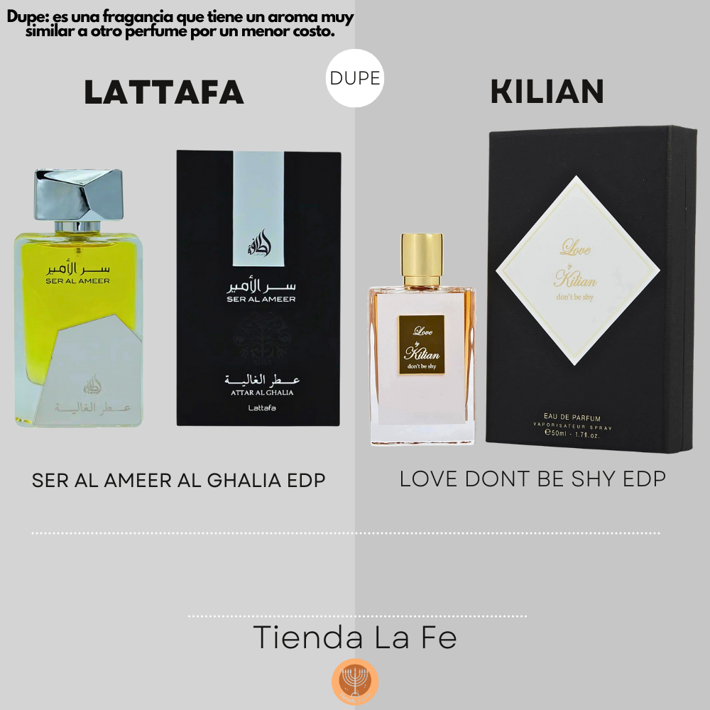 LATTAFA SER AL AMEER AL GHALIA EDP 100ML (M) (DUPE KILIAN LOVE DONT BE SHY EDP)